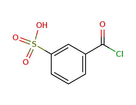 Molecular Structure of 58261-80-6 (m-(chlorocarbonyl)benzenesulphonic acid)