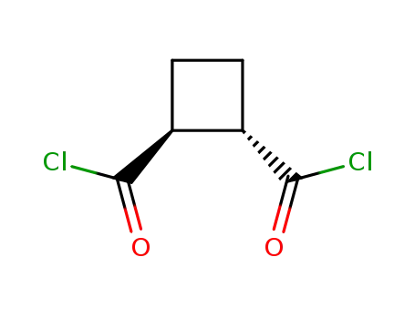 1,2- 시클로 부탄 디카 르보 닐 디 클로라이드, (1R-trans)-(9CI)