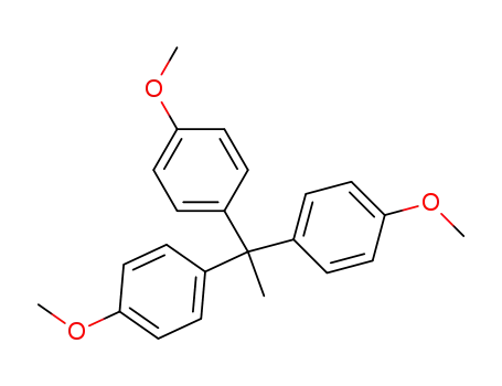Molecular Structure of 83425-83-6 (1,1,1-tris(4-methoxyphenyl)ethane)