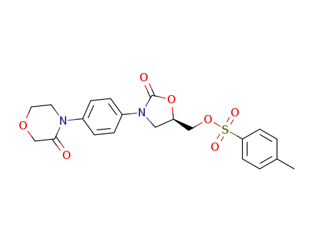 (R)-(2-oxo-3-(4-(3-oxo-morpholino)phenyl)oxazolidin-5-yl)methyl 4-methylbenzene sulfonate