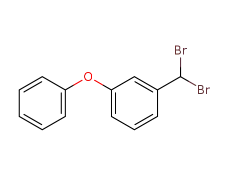 Molecular Structure of 53874-67-2 (1-(dibromomethyl)-3-phenoxybenzene)