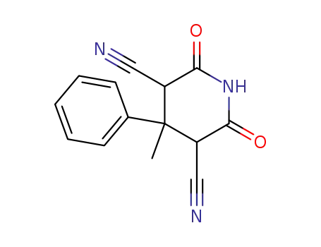 4-Methyl-2,6-dioxo-4-phenylpiperidine-3,5-dicarbonitrile
