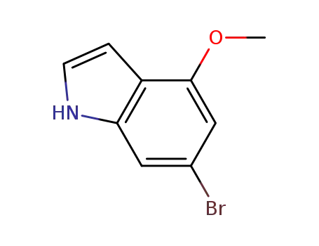 Molecular Structure of 393553-57-6 (6-BROMO-4-METHOXYINDOLE)