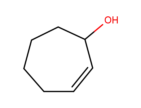 Molecular Structure of 4096-38-2 (2-Cyclohepten-1-ol)