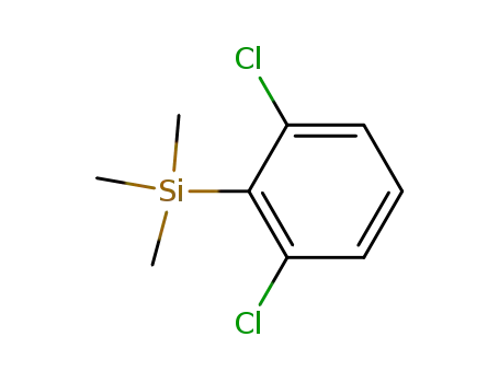 Molecular Structure of 20082-66-0 (Silane, (2,6-dichlorophenyl)trimethyl-)