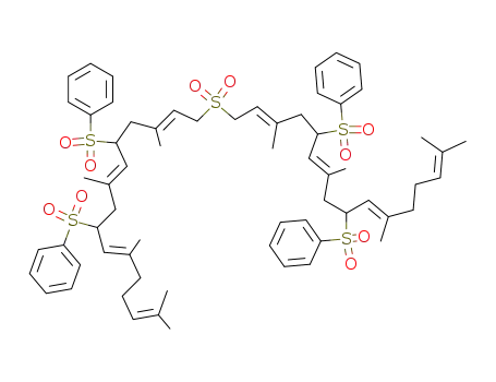 Di(5,9-di(phenylsulfonyl)-3,7,11,15-tetramethyl-2,6,10,14-hexadecatetraenyl) sulfone