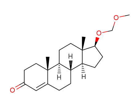 Molecular Structure of 26341-28-6 (17β-(methoxymethoxy)androst-4-en-3-one)