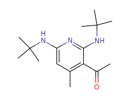 2,6-Bis(tert-butylamino)-4-methylpyridin-3-yl methyl ketone