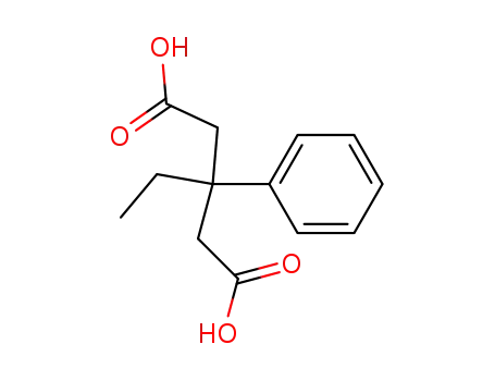 Molecular Structure of 4160-93-4 (3-Ethyl-3-phenylglutaric acid)