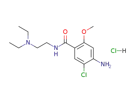 Benzamide,4-amino-5-chloro-N-[2-(diethylamino)ethyl]-2-methoxy-, hydrochloride (1:2)