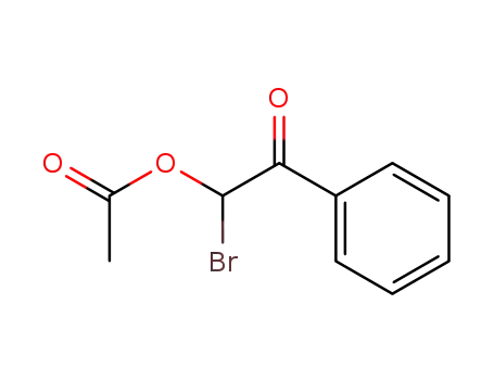 Molecular Structure of 53907-33-8 (acetic acid 1-bromo-2-oxo-2-phenyl-ethyl ester)