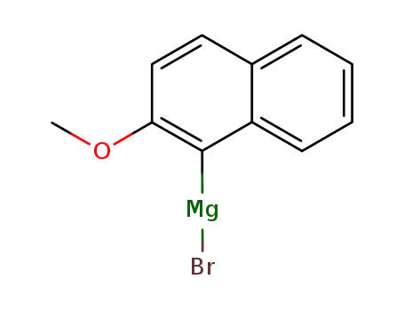 Molecular Structure of 36321-90-1 (2-METHOXY-1-NAPHTHYLMAGNESIUM BROMIDE)