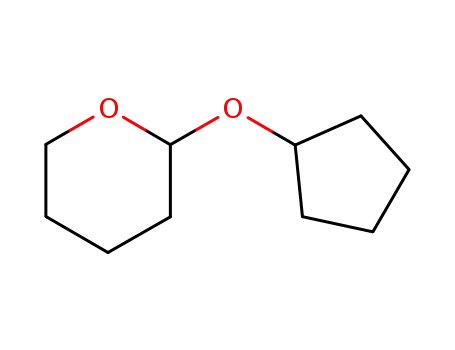 Molecular Structure of 85382-33-8 (2H-Pyran,2-(cyclopentyloxy)tetrahydro-(9CI))