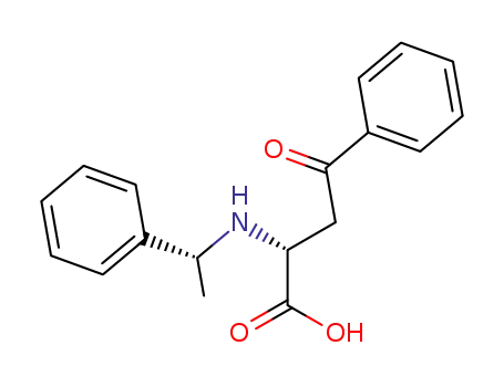 Molecular Structure of 861896-81-3 ((2R)-4-oxo-4-phenyl-2-{[(1R)-1-phenylethyl]amino}butanoic acid)