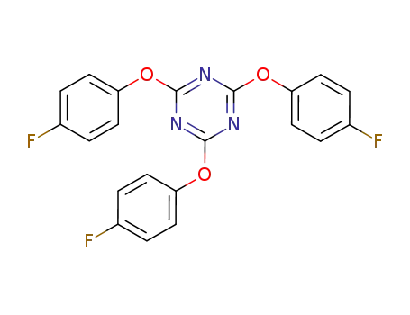 Molecular Structure of 54416-55-6 (tris(4-fluorophenyl)cyanurate)