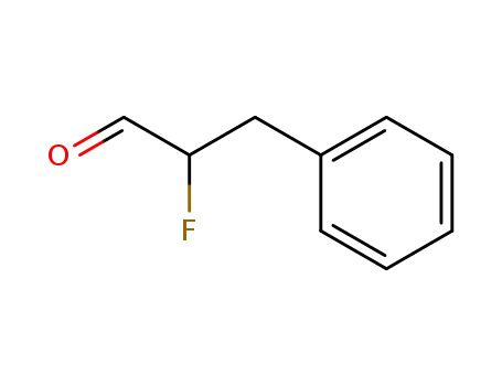 Molecular Structure of 107365-23-1 (Benzenepropanal, a-fluoro-)