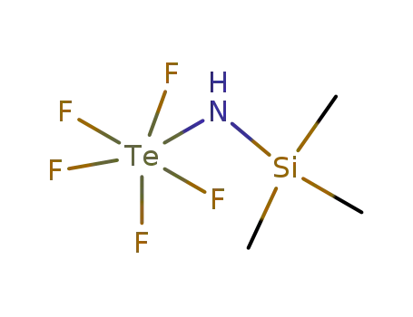 Molecular Structure of 42005-82-3 (N-Trimethylsilylaminotellurpentafluorid)