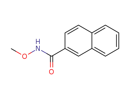Molecular Structure of 76749-35-4 (2-Naphthalenecarboxamide, N-methoxy-)
