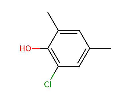 Molecular Structure of 6641-04-9 (Phenol,  2-chloro-4,6-dimethyl-)