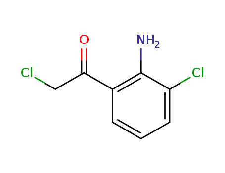 Molecular Structure of 64605-35-2 (Ethanone, 1-(2-amino-3-chlorophenyl)-2-chloro- (9CI))