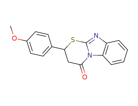 Molecular Structure of 326881-96-3 (2-(4-methoxy-phenyl)-2,3-dihydro-1-thia-4a,9-diaza-fluoren-4-one)