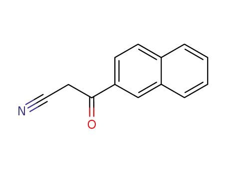 Molecular Structure of 613-57-0 (3-naphthalen-2-yl-3-oxo-propanenitrile)