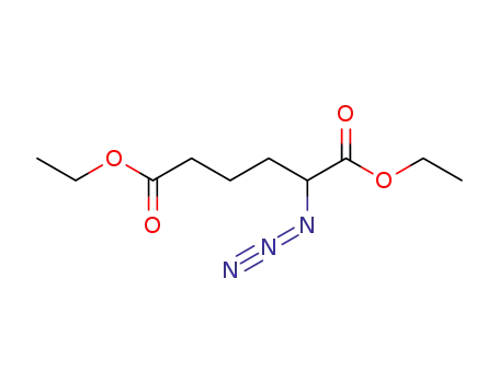 Molecular Structure of 24257-40-7 ((+/-)-2-Azido-adipinsaeure-diethylester)