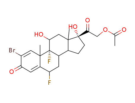 [2-[(6R,8S,10S,11S,13S,14S)-2-bromo-6,9-difluoro-11,17-dihydroxy-10,13-dimethyl-3-oxo-6,7,8,11,12,14,15,16-octahydrocyclopenta[a]phenanthren-17-yl]-2-oxoethyl] acetate