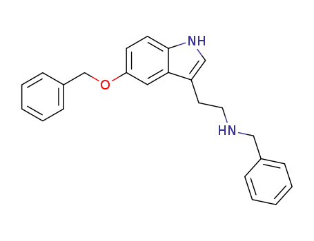 Molecular Structure of 147918-24-9 (N,O-Dibenzyl Serotonin)