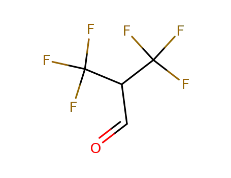 Molecular Structure of 4074-09-3 (Propanal, 3,3,3-trifluoro-2-(trifluoromethyl)-)