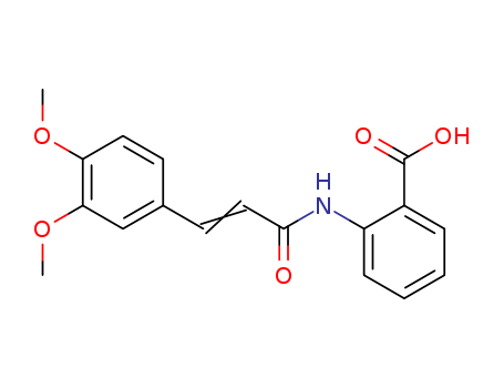 Nano Liposomal Tranilast;Tranilast;Rizaben,MK 341,Tranpro;N-(3,4-Dimethoxycinnamoyl)anthranilic Acid;rizaben;(E)-2-(3-(3,4-dimethoxyphenyl)acrylamido)benzoic acid;Tranilast;MK 341;Tranpro;2-[[3-(3,4-D