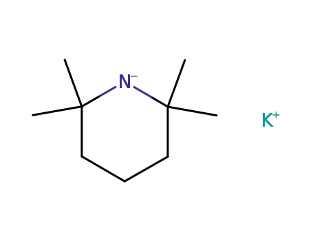 Molecular Structure of 110426-49-8 (Piperidine, 2,2,6,6-tetramethyl-, potassium salt)