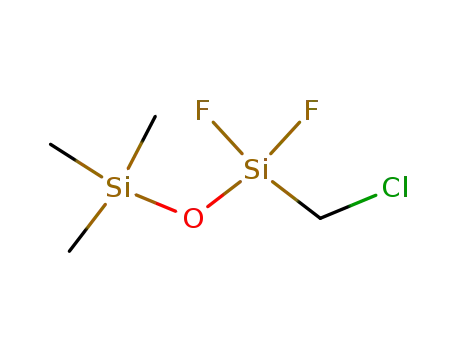 Molecular Structure of 114439-62-2 (Disiloxane, 1-(chloromethyl)-1,1-difluoro-3,3,3-trimethyl-)