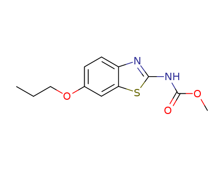Carbamic acid,N-(6-propoxy-2-benzothiazolyl)-, methyl ester