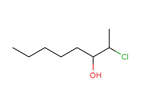 Molecular Structure of 78622-27-2 (2-chloro-octan-3-ol)