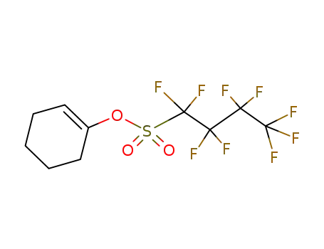 Molecular Structure of 36839-95-9 (1-Butanesulfonic acid, 1,1,2,2,3,3,4,4,4-nonafluoro-, 1-cyclohexen-1-yl
ester)