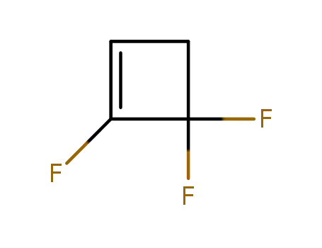 Molecular Structure of 3932-66-9 (2,3,3-trifluoro-1-cyclobutene)