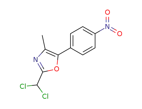 2-dichloromethyl-4-methyl-5-(4-nitro-phenyl)-oxazole