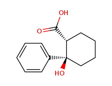 Cyclohexanecarboxylicacid, 2-hydroxy-2-phenyl-, (1R,2S)-rel-(57808-63-6)