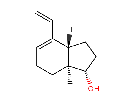 Molecular Structure of 332900-29-5 ((1S,3aS,7aS)-7a-Methyl-4-vinyl-2,3,3a,6,7,7a-hexahydro-1H-inden-1-ol)