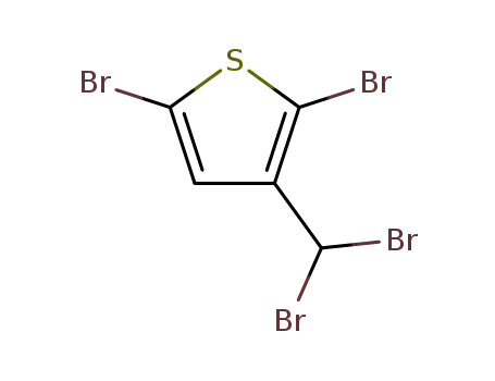 Molecular Structure of 57846-06-7 (2,5-dibromo-3-(dibromomethyl)thiophene)