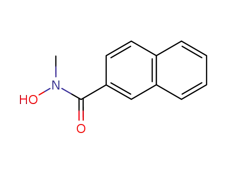 Molecular Structure of 76790-15-3 (N-hydroxy-N-methylnaphthalene-2-carboxamide)