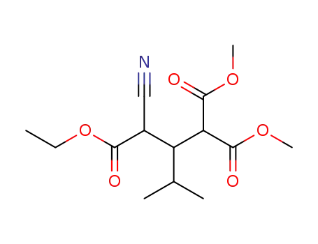 methyl ethyl 2-carbomethoxy-4-cyano-3-isopropylglutarate