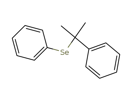 Molecular Structure of 54765-10-5 (Benzene, [(1-methyl-1-phenylethyl)seleno]-)