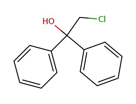 Molecular Structure of 950-17-4 (2-chloro-1,1-diphenyl-ethanol)