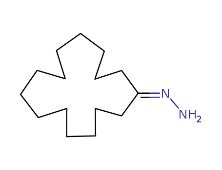 Molecular Structure of 133932-51-1 (Cyclopentadecanone hydrazone)