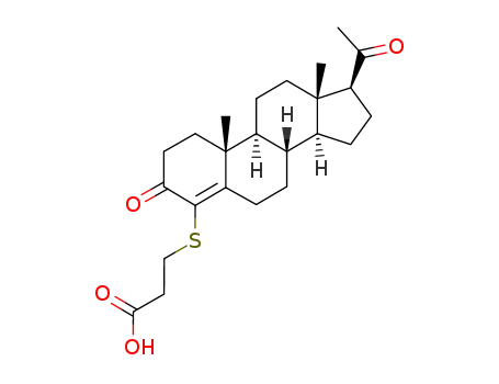 3-(Progesterone-4-yl)thiopropionic acid