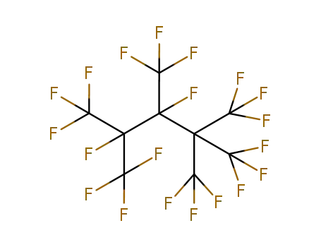 Molecular Structure of 122432-75-1 (1,1,1,2,3,5,5,5-Octafluoro-2,3,4,4-tetrakis-trifluoromethyl-pentane)
