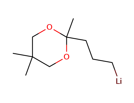 Molecular Structure of 108818-50-4 (Lithium, [3-(2,5,5-trimethyl-1,3-dioxan-2-yl)propyl]-)