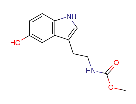 Molecular Structure of 77549-09-8 (5-hydroxy-Nb-methoxycarbonyltryptamine)